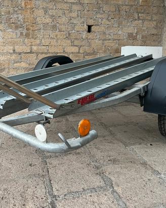 Carrello appendice porta 2 moto Ellebi