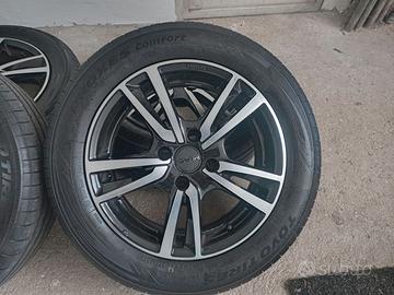 Cerchi in lega e gomme estive diam 16