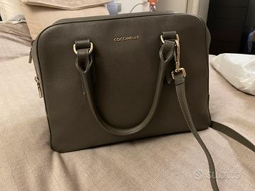 Borsa grigia coccinelle