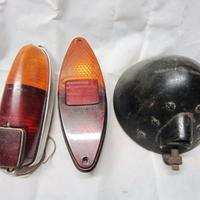 Lotto fanalini auto epoca singoli (850 t-500 Giar)