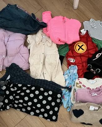 Lotto vestiti bambina 2-3 anni | Box da 7,5 kg