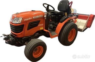 Trattore Kubota b1620 e trincia