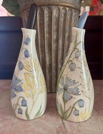 Set Oliera e Acetiera in ceramica artigianale 