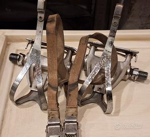 pedali campagnolo con gabbietta