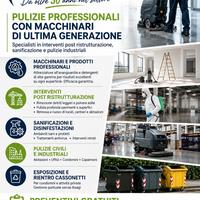 PULIZIE CIVILI/INDUSTRIALI/POST RISTRUTTURAZIONE 
