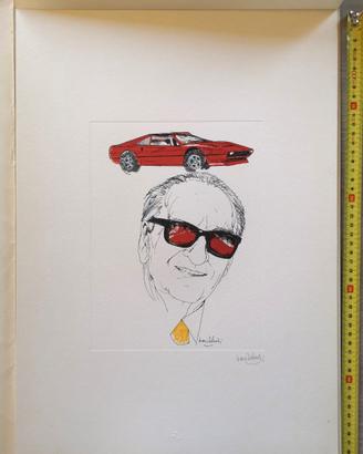 FERRARI  litografie Nani Tedeschi   ed.limit.