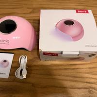 Lampada Unghie UV LED Hepaz Star 6S - NUOVA con sc