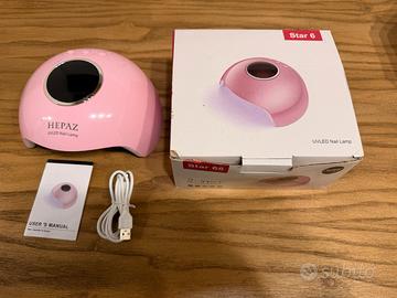 Lampada Unghie UV LED Hepaz Star 6S - NUOVA con sc