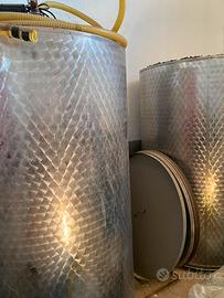 Botti /Tini in acciaio inox da 1000 lt.