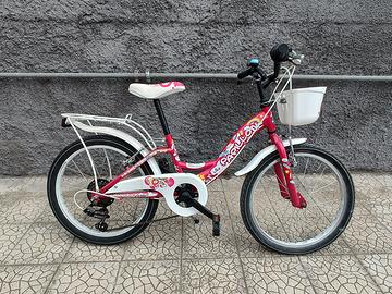 bicicletta montana papillon 20 pollici