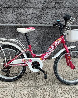 bicicletta montana papillon 20 pollici