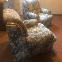 coppia poltrone divano