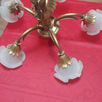 Lampadario dorato anni  "60"