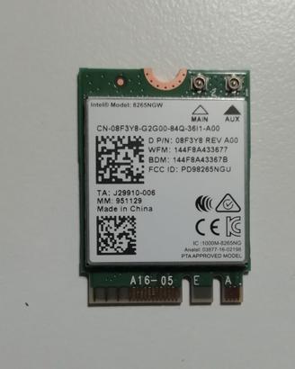 Scheda di Rete Wi-Fi Intel Dual Band Wireless