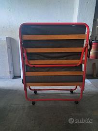  letto singolo pieghevole con materasso 