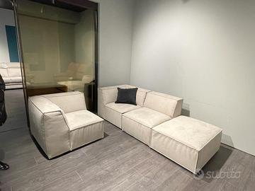 DIVANO MODULARE DONDI ARREDA 3 Posti + Pouf