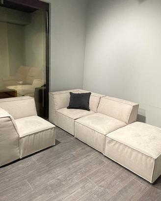 DIVANO MODULARE DONDI ARREDA 3 Posti + Pouf