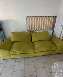 Divano letto verde