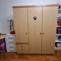 Armadio e letto cameretta