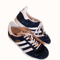 Adidas Gazelle,pelle suede,nera,n.37.5 unisex