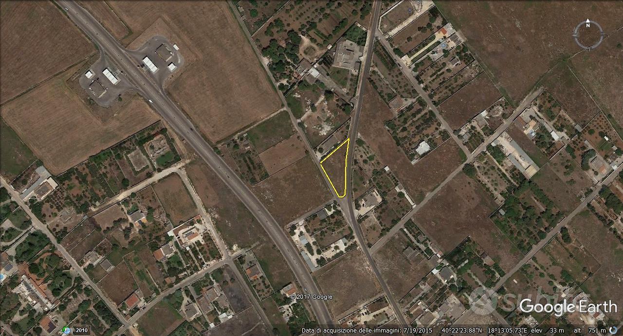 Terreno agricolo mq 1200 lecce s ligorio - Vista 3