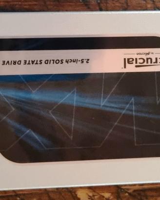 SSD Interno 2,5" 250 gb  CRUCIAL  PERFETTO!