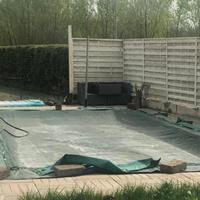 Telo per copertura invernale di piscina interrata