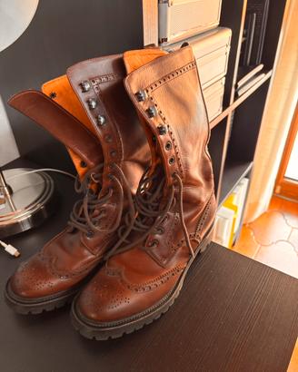 Anfibi originali Church’s donna in pelle