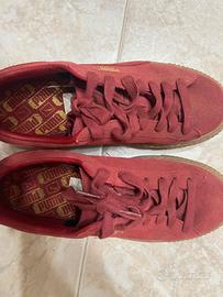 Puma Suede Platform Burgundy / Rosse