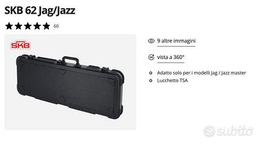Skb hardcase custodia fender jazzmaster