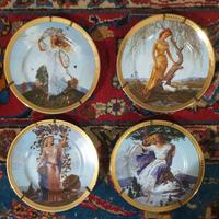Piatti decorativi "Le Quattro Stagioni" LIMOGES