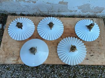 Lampadario in opalina