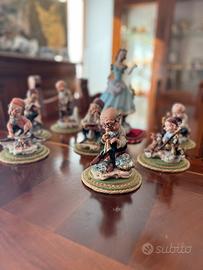 Capo di Monte “ BIANCANEVE E I SETTE NANI “