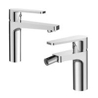 Set miscelatori lavabo e bidet rubinetto