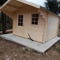 casetta in legno 320x320 spessore 44mm