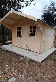 casetta in legno 320x320 spessore 44mm