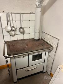 Stufa a legna vintage