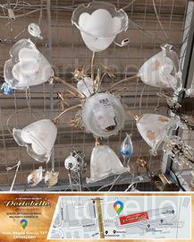 Codice: 264388 LAMPADARIO 6 LUCI STILE CLASSICO C