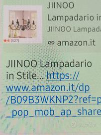 due lampadari ancora imballati