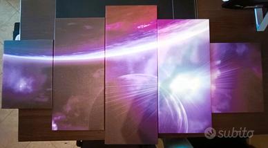 Quadro Universo 5 pezzi