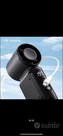 Mini ventilatore velocita regolabile ricarica USB