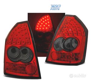 FANALI PER CHRYSLER 300C 05-08 LED ROSSO AFFUMICAT