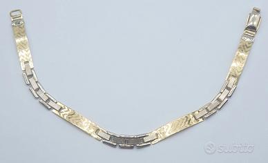 COD. 1625.24 BRACCIALE ORO 18K 750 SEMIRIGIDO