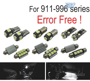 KIT 10 LAMPADE LED INTERNE PER PORSCHE 911 996 CAR