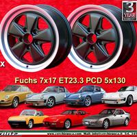 2 pz cerchi Porsche Fuchs 7x17 ET23.3 5x130