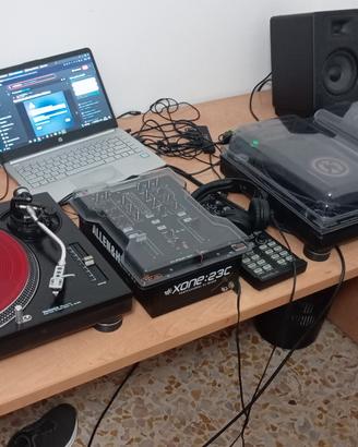 technics 1210 mk2 + mixer