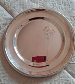 Set 12 sottopiatti in argento massiccio 800 – Ø 31