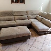 Divano angolare + pouf Poltronesofà