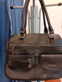 Borsa ecopelle  nero HERMES