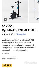 cyclette domyos decathlon 